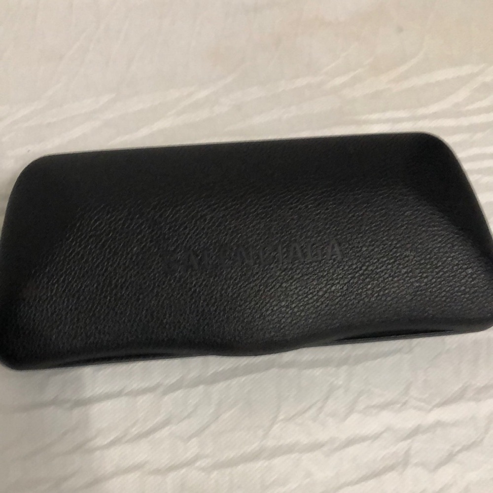 Balenciaga Black Pebbled Case